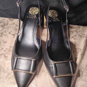 Vince Camuto | Womens 11 | Pointed Toe | Buckle | Ankle Strap Pumps Heels | New